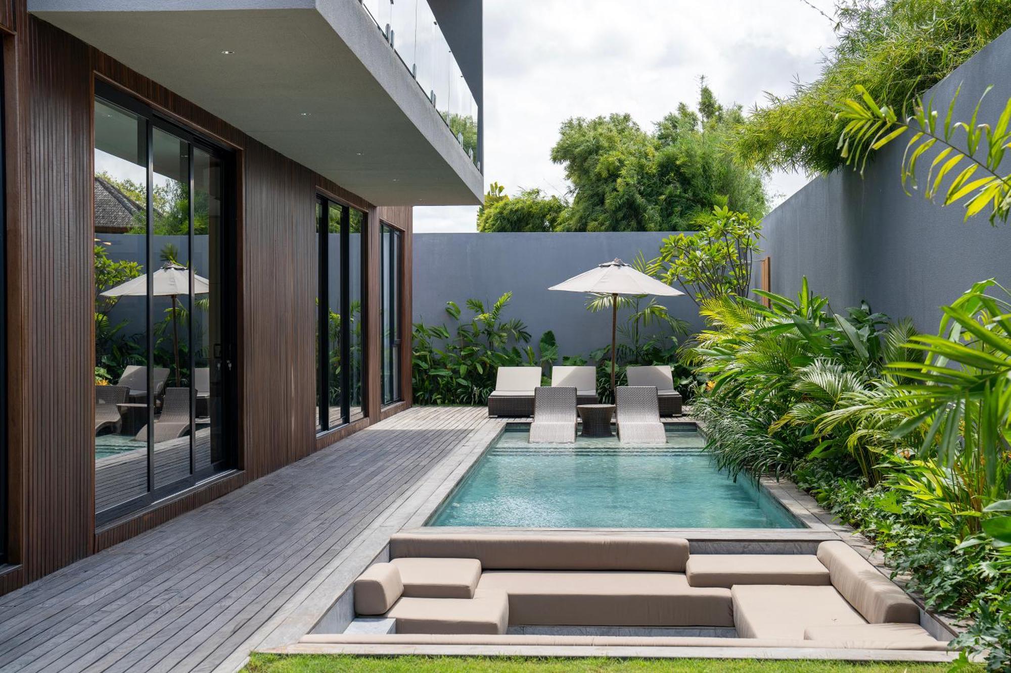 Trident-1 Villa Modern 4Br In Batu Bolong, Canggu Buitenkant foto